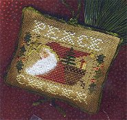 Homespun Elegance - 2011 Santa Ornament "Peace & Cheer Santa" THUMBNAIL