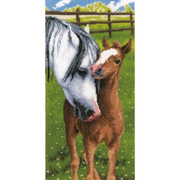 Vervaco Cross Stitch Kit - Horse & Foal MAIN