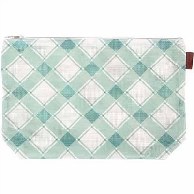It's Sew Emma - Mad for Plaid Project Bag Jade MAIN