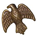 Charm - Eagle Antique Gold MAIN
