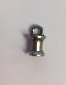 Charm - Antique Silver Spool THUMBNAIL