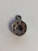 Charm - Antique Silver Bobbin THUMBNAIL