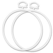Stitch A Frame - 2.5" Round Mini White THUMBNAIL