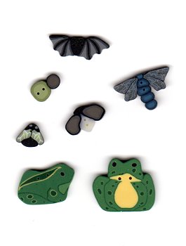 Jabco Button Pack - Waxing Moon Designs - Old Witch Mary MAIN