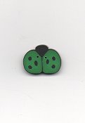 Jabco Button 1155.M Medium Green Ladybug MAIN