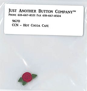 Jabco Button Pack - Country Cottage Needleworks - Santa's Village - Hot Cocoa Cafe MAIN