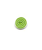 Jabco Button - 3478 Lime & White Swirl THUMBNAIL