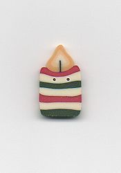 Jabco Button - 4509 Holiday Candle MAIN