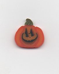 Jabco Button - 4599 Happy Jack Pumpkin MAIN