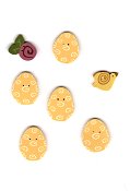 Jabco Button Pack - Cross Eyed Cricket - Easter MAIN