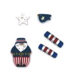 Jabco Button Pack - Vals's Stuff - Red White and Blue THUMBNAIL