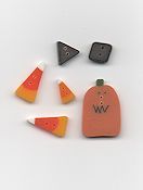 Jabco Button Pack - Heart In Hand Needleart - Halloween Parade THUMBNAIL