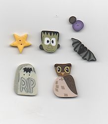 Jabco Button Pack - The Stitching Bear - Boo Hoo? MAIN