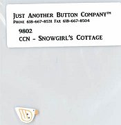 Jabco Button Pack - Country Cottage Needleworks - Frosty Forest 7 - Snowgirl's Cottage THUMBNAIL