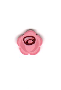 Jabco Button - NH1031 Rose Cottage Rose MAIN