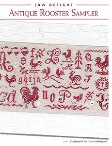 JBW Designs - Antique Rooster Sampler MAIN