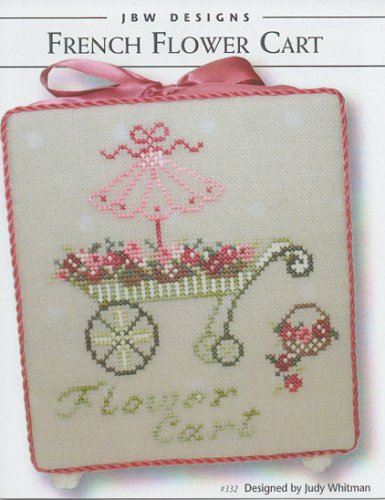 jbw designs cross stitch jbw designs french flower cart cross stitch