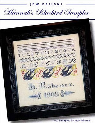JBW Designs - Hannah's Bluebird Sampler MAIN
