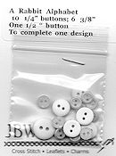 JBW Designs - The Rabbit Alphabet Button Pack THUMBNAIL