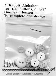 JBW Designs - The Rabbit Alphabet Button Pack MAIN