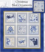 Joan Elliott Design - Christmas Blue Ornaments THUMBNAIL