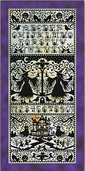 Joan Elliott Design - All Hallow's Eve Sampler MAIN