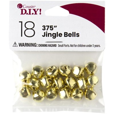 Jingle Bell - Gold .375" Pkg/18 MAIN