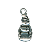 Just Nan - Meadow Snowman Charm MAIN