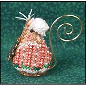 Just Nan - Gingerbread Mrs. Santa Mouse THUMBNAIL