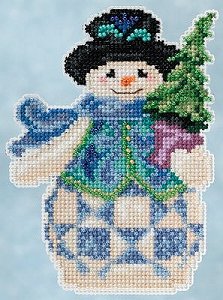 Jim Shore by Mill Hill - Winter Series - Evergreen Snowman MAIN