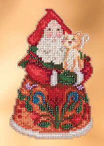 Jim Shore Santa Series - Purrfect Christmas Santa MAIN