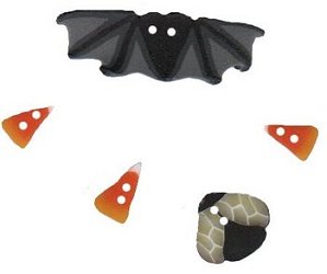 Jabco Button Pack - Waxing Moon Designs Eat Drink and Be Scary MAIN