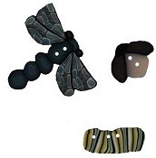 Jabco Button Pack - Glendon Place - Bats, Bugs, Toads & Spiders MAIN