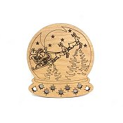 Joseph's Workshop Thread Keep - Santa Snowglobe THUMBNAIL