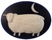 Kelmscott Designs Needle Minder - Sheep at Night MAIN
