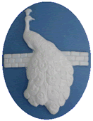 Kelmscott Designs Needle Minder - Peacock MAIN