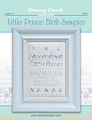 Leaflet 217 Little Prince Birth Sampler THUMBNAIL