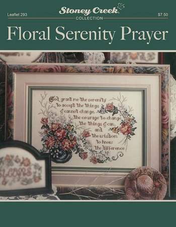 Leaflet 293 Floral Serenity Prayer MAIN