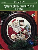 Leaflet 305 Santa Christmas Plate 1996 THUMBNAIL