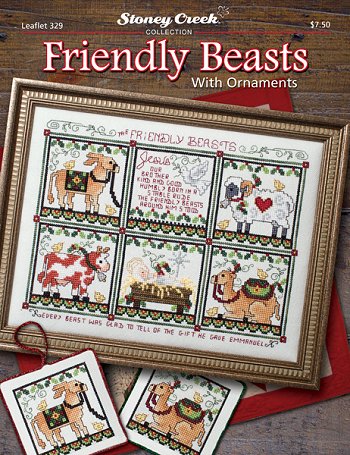 Leaflet 331 Friendly Beasts w/ Ornaments MAIN