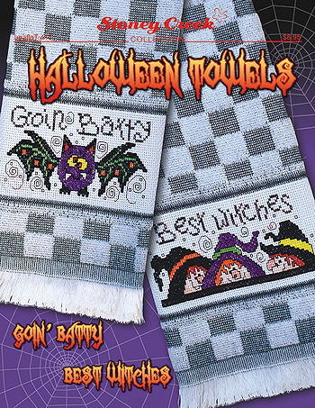 Leaflet 417 Halloween Towels Goin' Batty & Best Witches MAIN