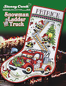 Leaflet 452 Snowman Ladder Truck Stocking THUMBNAIL