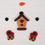 Button Pack - Woodland Critters & Snowman Stocking MAIN