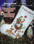 Leaflet 476 Woodland Critters & Snowman Stocking THUMBNAIL