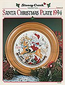 Leaflet  73 1994 Santa Christmas Plate THUMBNAIL