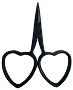 Little Love Scissors (Primitive Heart) 2.5" MAIN