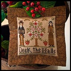 Little House Needleworks - 2011 Ornament #3 - Deck The Halls MAIN