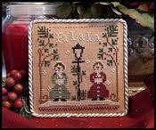 Little House Needleworks - 2010 Ornament #1 - Fa La La THUMBNAIL