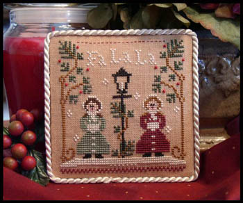 Little House Needleworks - 2010 Ornament #1 - Fa La La MAIN