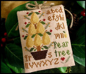 Little House Needleworks - 2010 Ornament #2 - Pear Tree MAIN